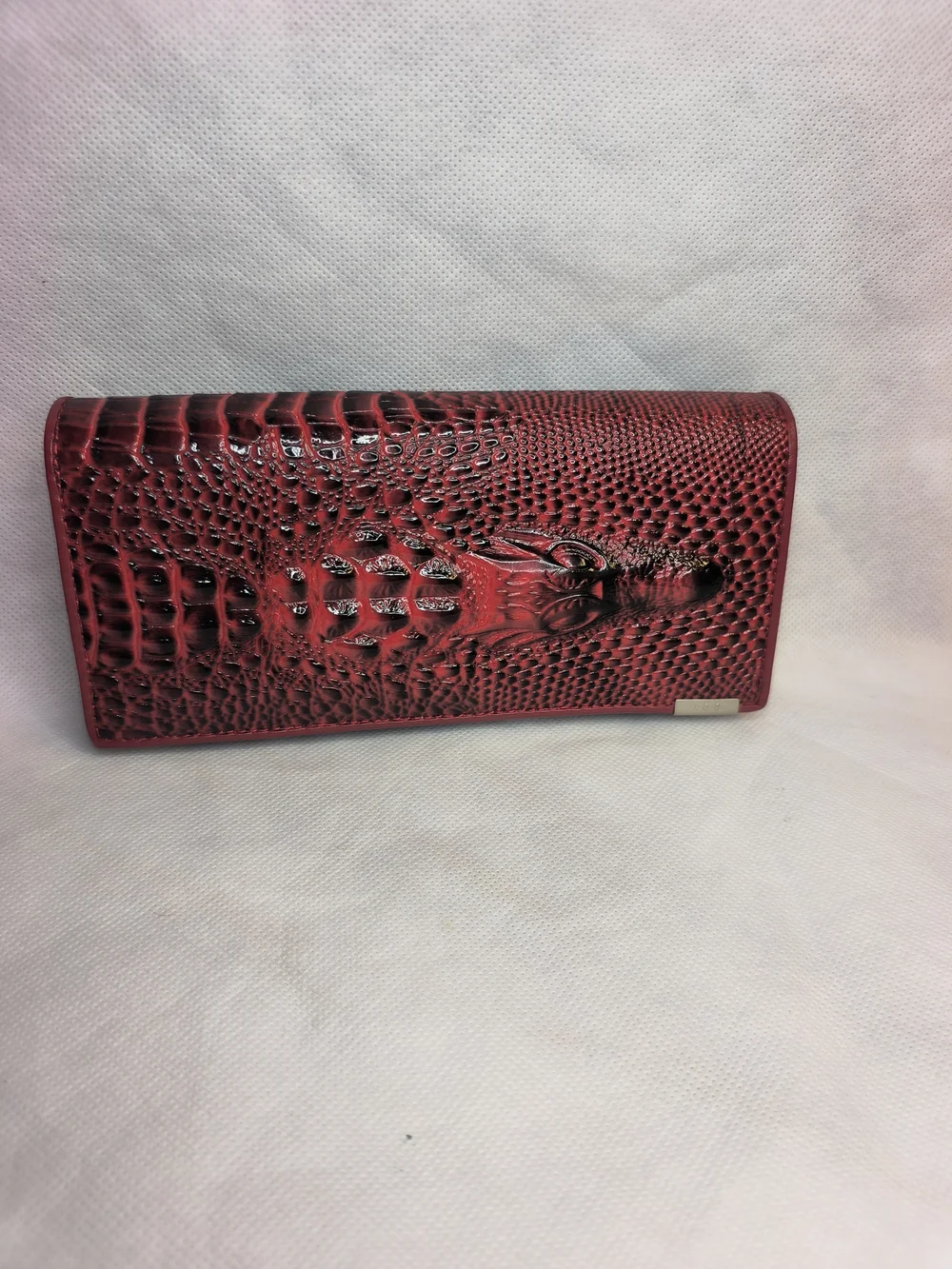 Red Wallet Croc Embossed - Picture 1 of 8